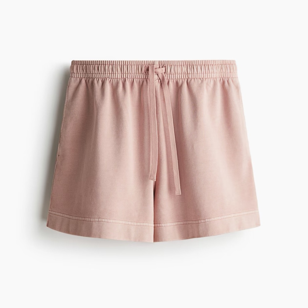 H&M Washed Cotton Sweat Shorts.